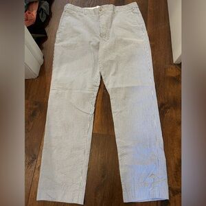 men’s seersucker pants 38x32